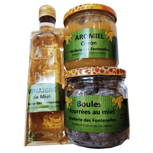 Baton à miel en bois de buis - Les Chemins de Provence - Panier gourmand